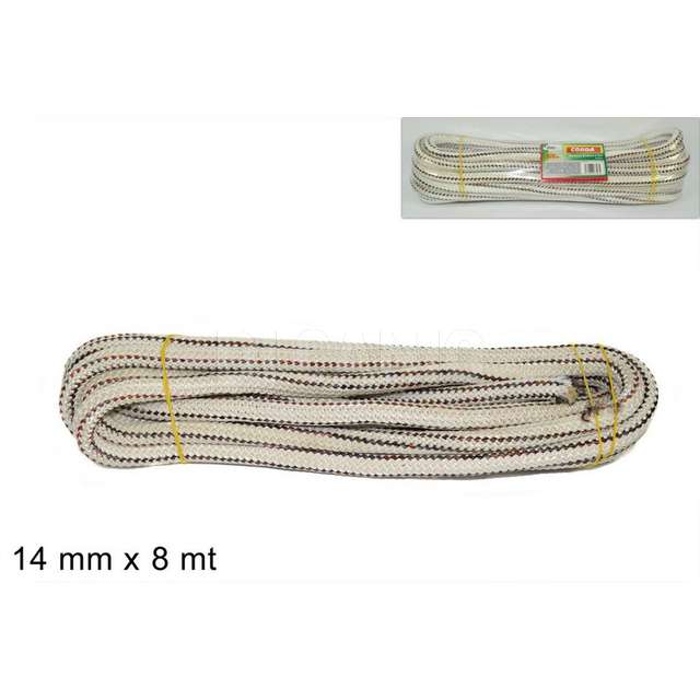 Corda treccia matasse 14mmx8mt bi-color due esse - Principale