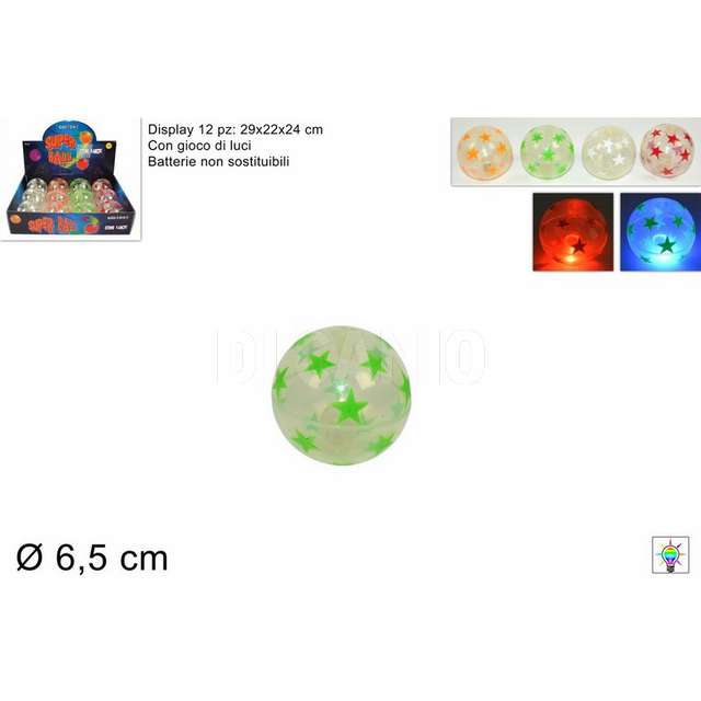 Pallina con led65mm stelldisplay due esse - Principale