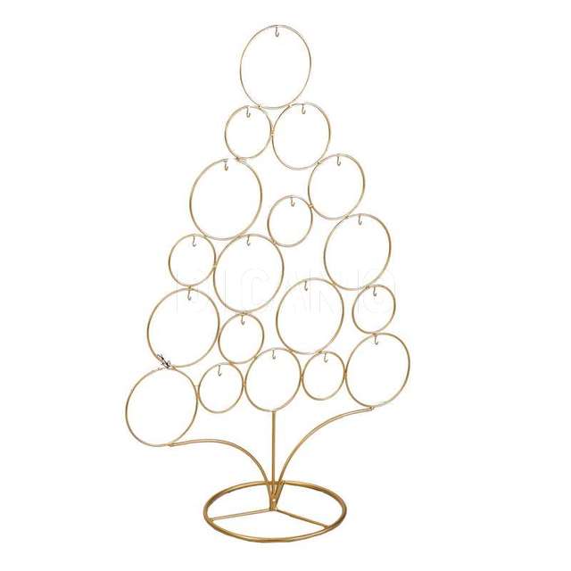 Albero di natale metallo oro cm63,5x28h9 5,5 - Principale