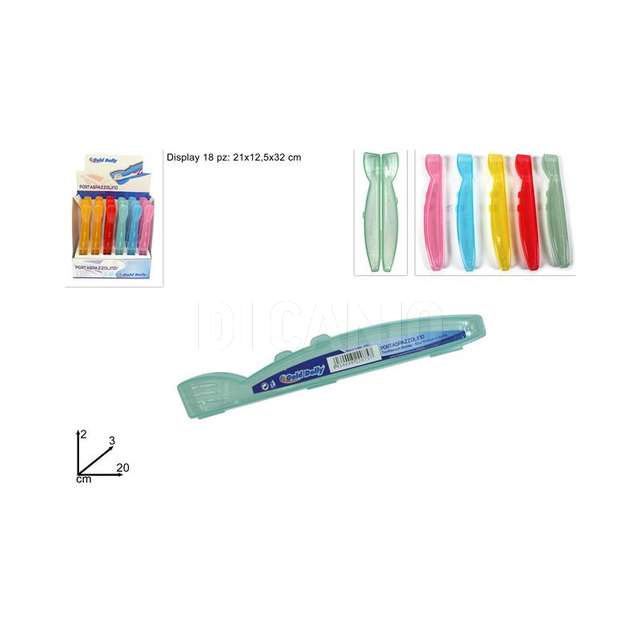 Portaspazzolino plastica 5 colori - Principale