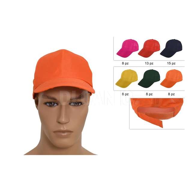 Cappellino 6 colori assortito - Principale