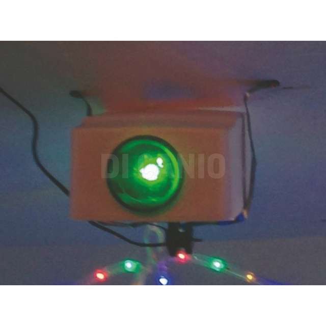 Proiettore laser 18 musiche animate con scritte programmabili ip44 euron. el-75 - Principale