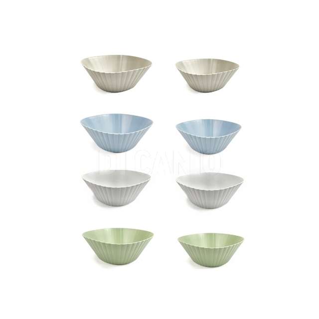 Insalatiera dorica xlarge 275x275 h.1054 lt. con coperchio colori ass - Principale