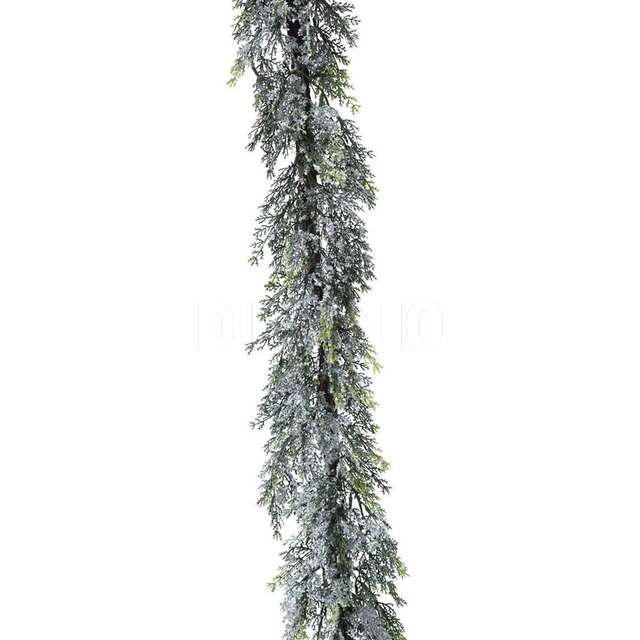 Ghirlanda con neve glitter mt.1.80 - Principale
