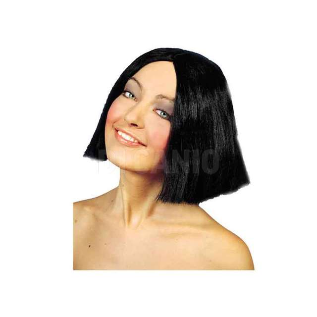 Caschetto nero economico fiori 72207 - Principale