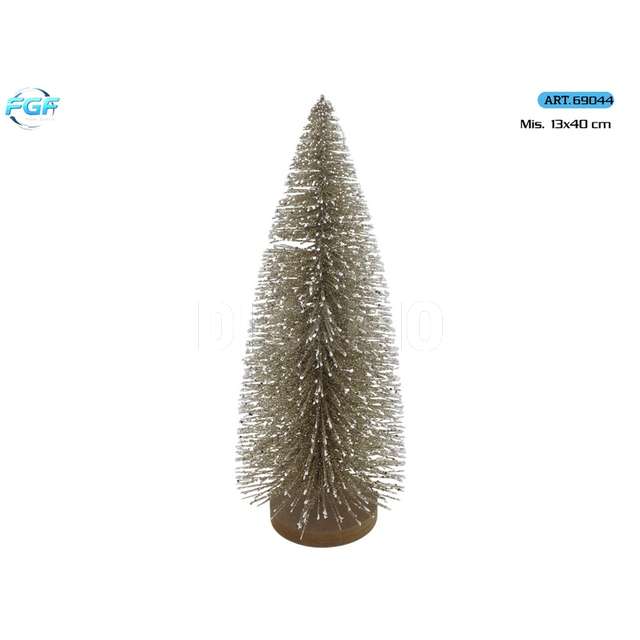 Alberello dec. metallo e pvc oro 13x40 - Principale
