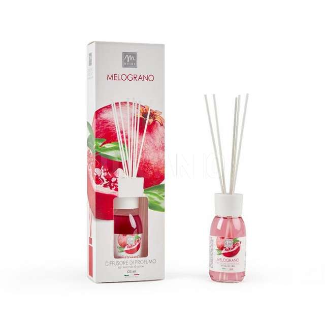 Diffusore di essenza con bacchetti in cotone 125 ml melograno - Principale