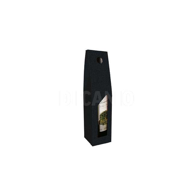 Scatola cartone vino colore nero goffrato 2018 fag - Principale