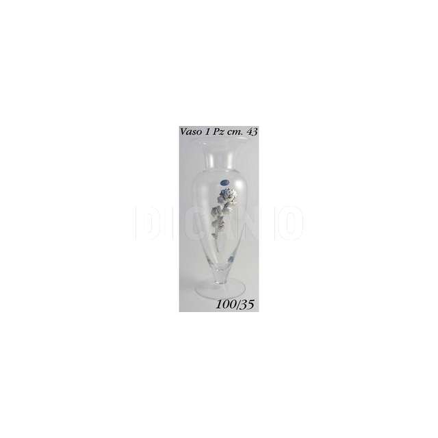 Vaso 1pz h.43 trasp. c_rosa c3a.-100-35- - Principale