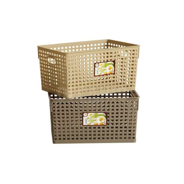 Cestino rattan grande ccm.34x23.5x17.5 - Principale