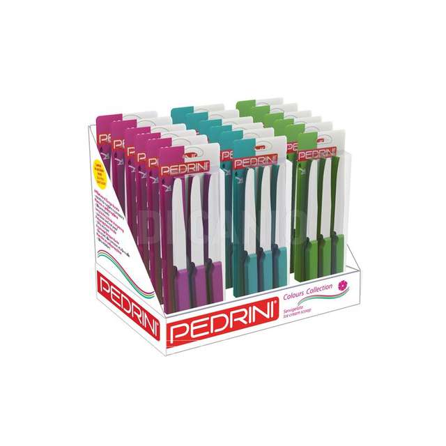 Coltelli da tavola viola, set 6pz blister pedrini - Principale