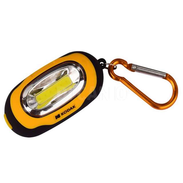 Torcia led con moschettone gialla kodak - Principale
