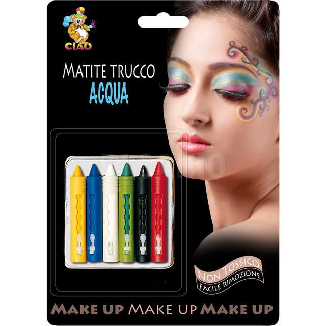 Set matite make up all'acqua colori assortiti new - Principale