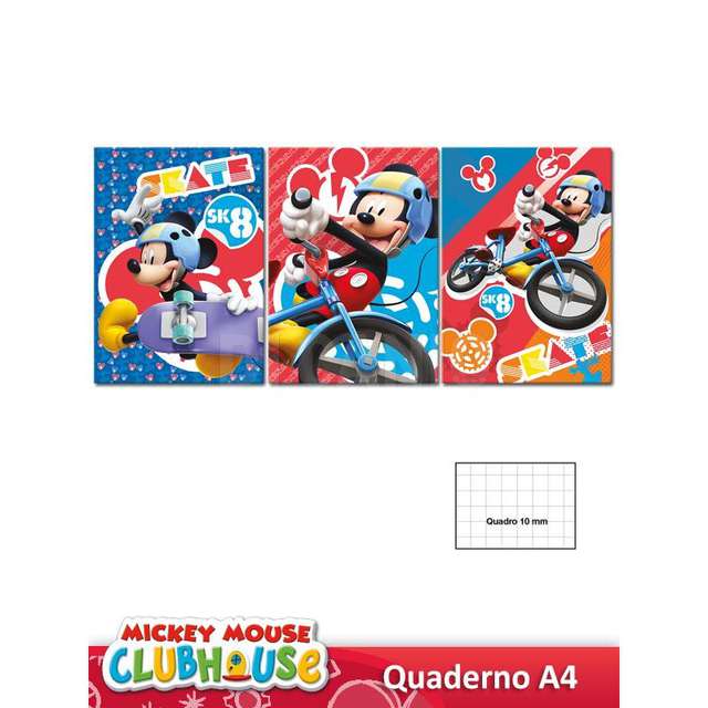 Quaderno a4mickey rig.10mm q0081 - Principale