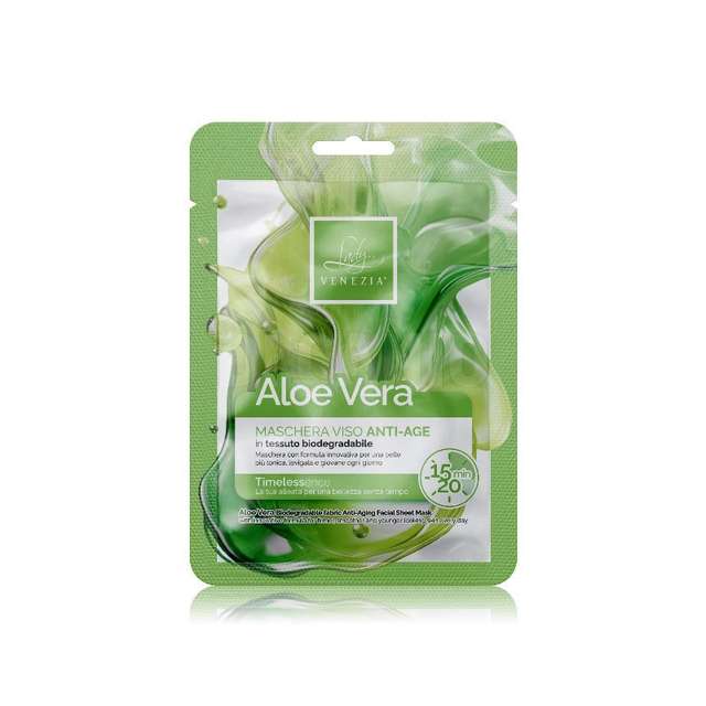 Maschera in tessuto anti-age - aloe vera - Principale