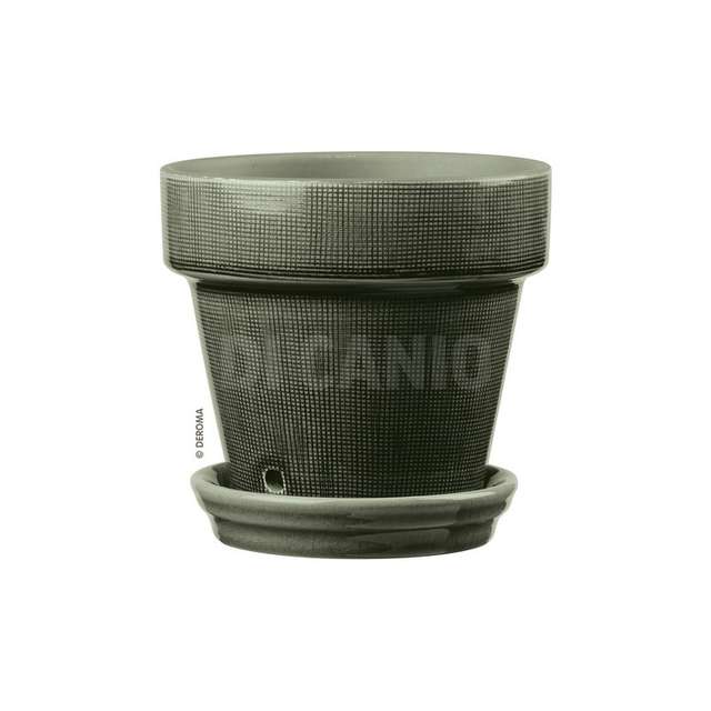 Vaso amazzonia grigio cm.14 deroma - Principale