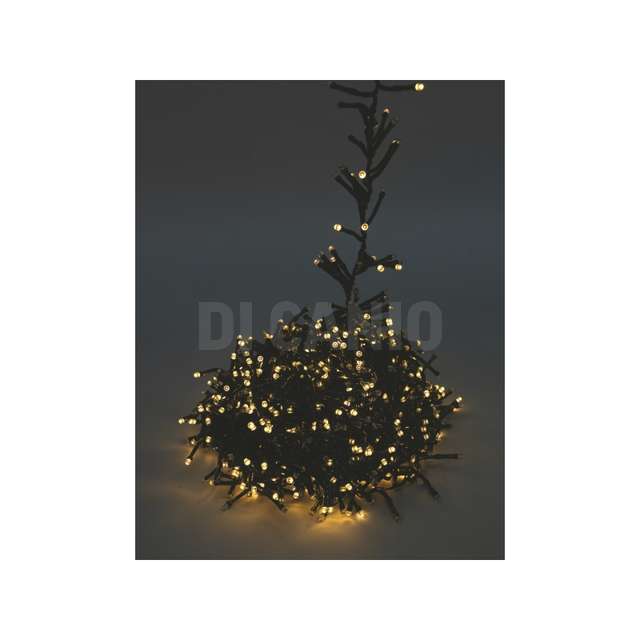 300 led all flash bianco caldo mt.15+5 cavo verde trasf est - Principale