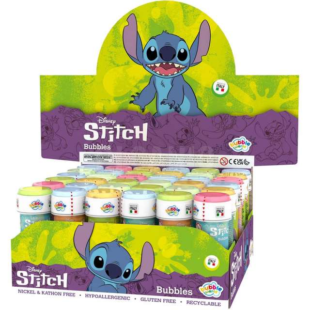 Bolle di sapone stitch 60 cl 4 assortiti - Principale