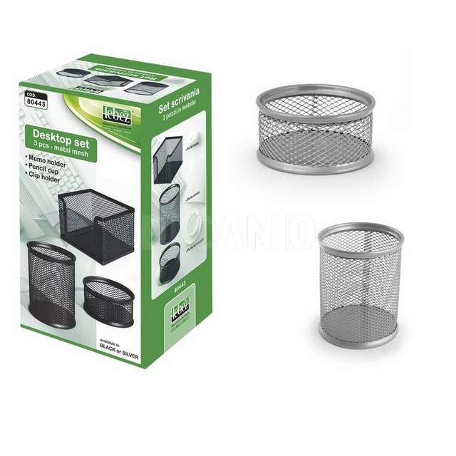 Set 3 pezzi rete silver lebez - Principale