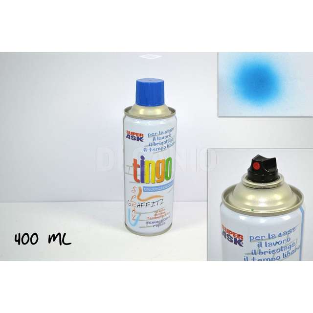 Bomboletta vernice spray azzurra due esse - Principale