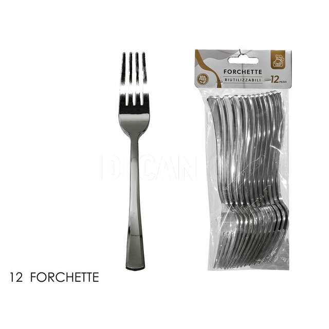 Set 12 forchette silver - Principale