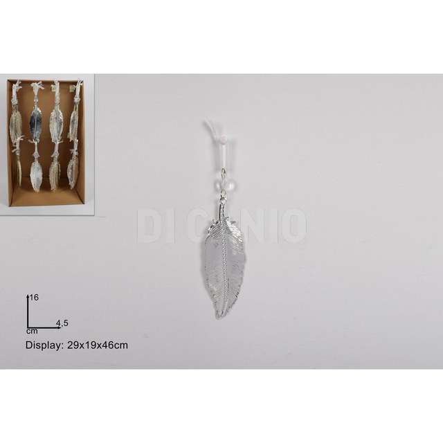 Foglia metallo silver in espositore - Principale