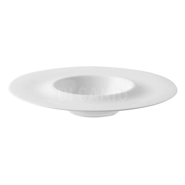 Piatto cappello del prete cm.27.5 neve bone china - Principale