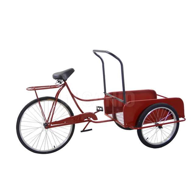 Bicicletta metallo rosso cm.187x79x95 - Principale