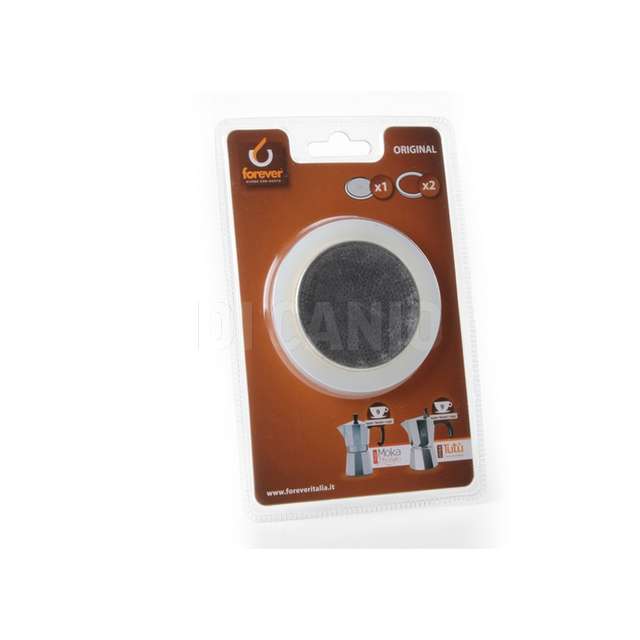 Caffe piastrina filtro all. 2 guarnizioni silic. 9 t. forever - Principale