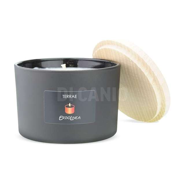 Candela in vetro 140gr terraeterrae - Principale
