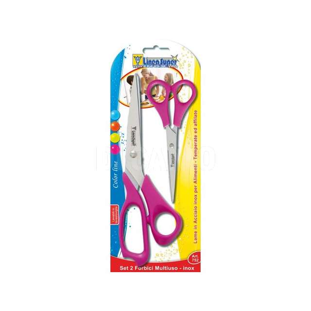 Conf. a 2pz forbici multiuso inox plastica - Principale