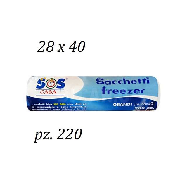Freezer roll sos casa 28x40 220 pezzi, - Principale