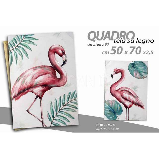 Quadro fenicottero 50x70x2,5 ass bd17b713aa-50 gicos - Principale