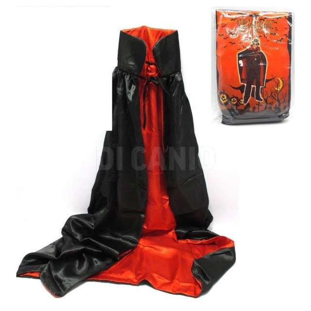 Mantello dracula h. 1,50mt. rosso e nero - Principale