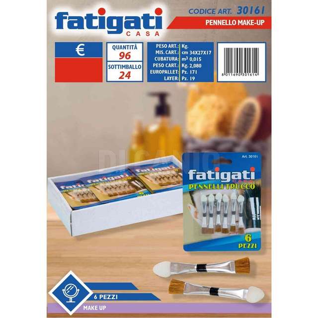 Pennelli trucco 6pz - Principale