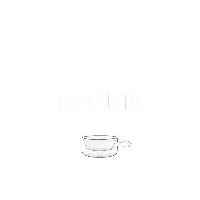 Tegamino c.manico 16 cl therm.gl.food &design bl - Principale