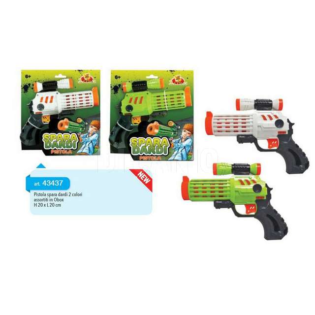 Pistola spara dardi 2 colori - Principale