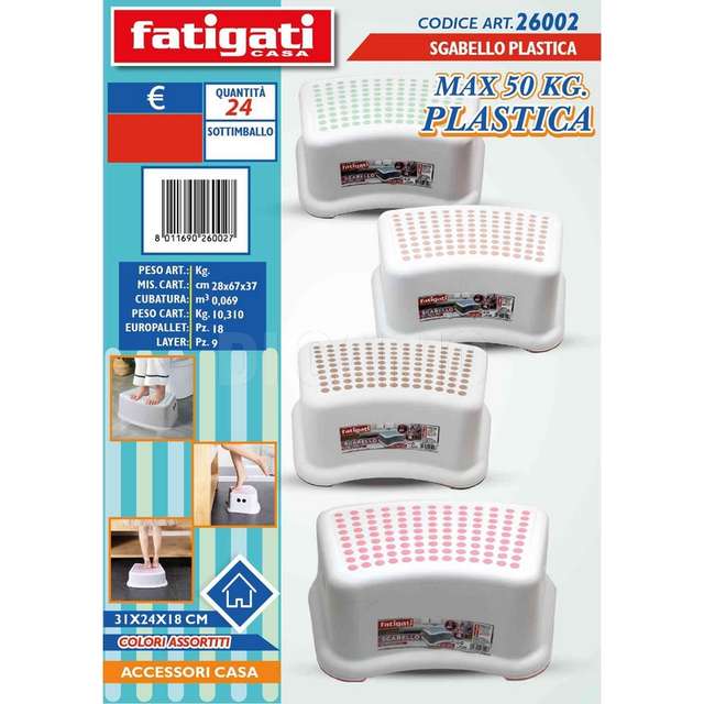 Sgabello plastica - Principale