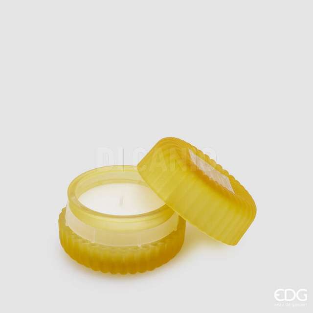 Candela jasmine con profumo h.5 d.8 amber edg - Principale