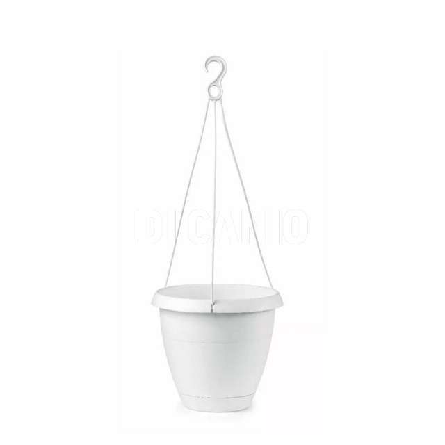 Vaso pensile flow cm.25 bianco veca - Principale