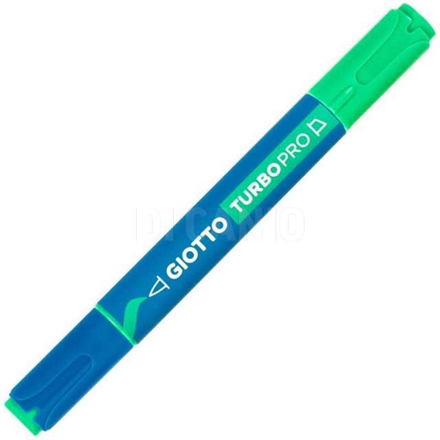 Pennarelli doppia punta verde n.18 turbo pro fila - Principale