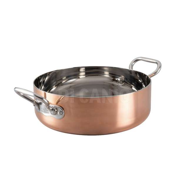 Tegame 2 manici copper 4 induzione cm.32x8h spessore 2,5 agnelli - Principale