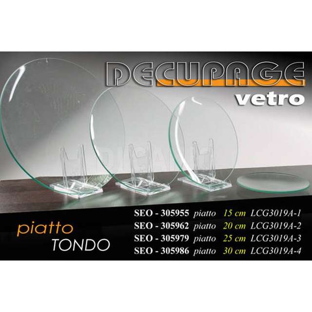 Piatto t.do decoupage 15 lcg3019a-1 gicos - Principale