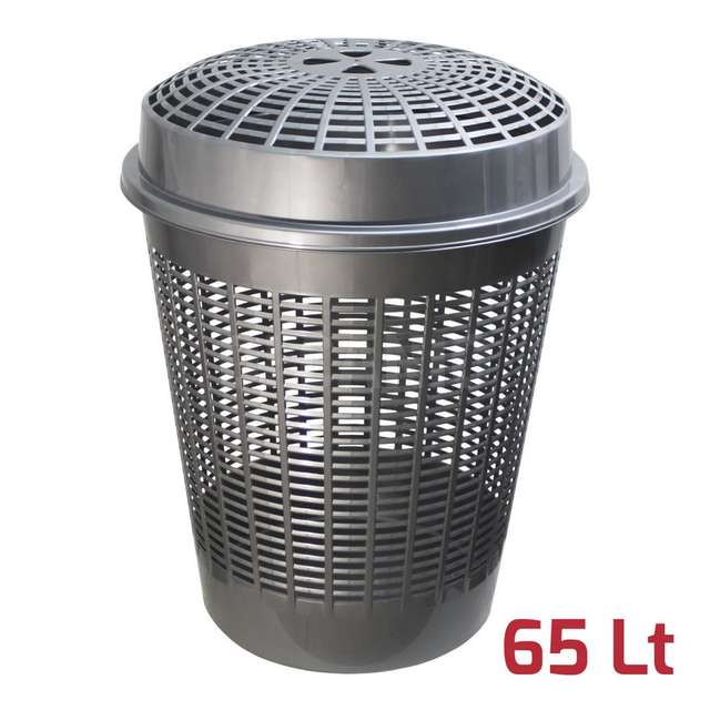 Cesta europa con coperchio silver - Principale
