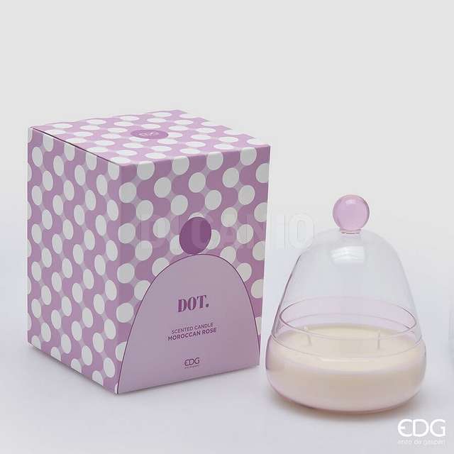 Candela dot con profumo h.17.2 d.12 moroccan rose edg - Principale