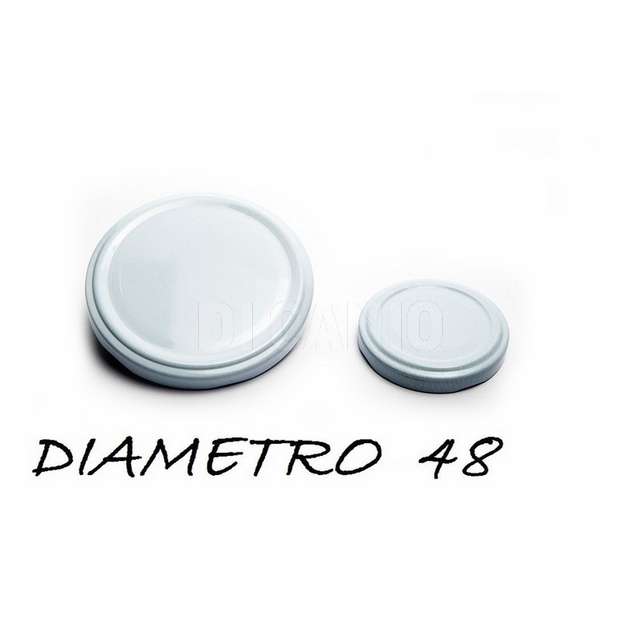Capusle dm.48 argento vetro somma - Principale