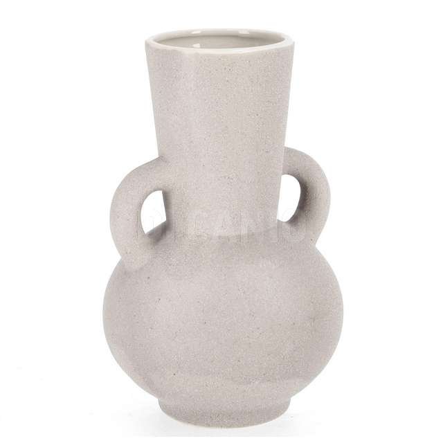 Vaso azeban grigio in gres 14x23 - Principale
