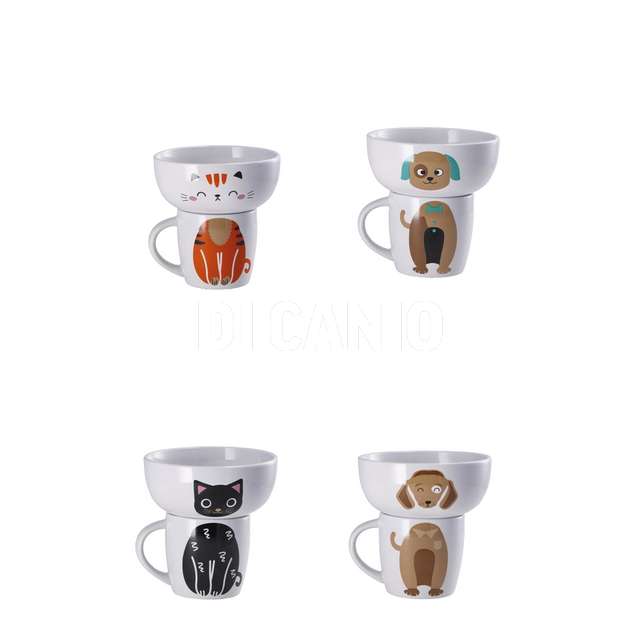 Servizio colazione ceramica assortito - Principale