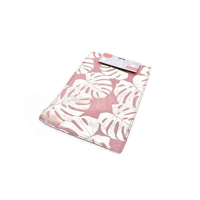 Tovaglietta 30x45cm rosa e champagne - Principale