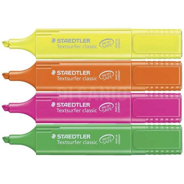 Evidenziatore texsurfer promo 4 pz staedler - Principale